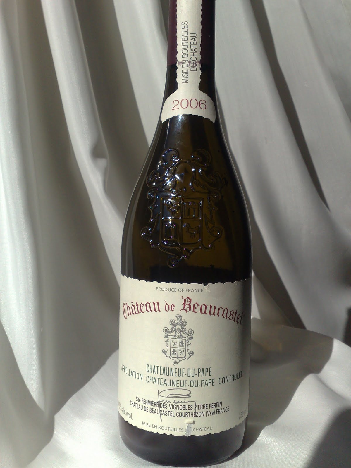 Chateau De Beaucastel Chateauneufdupape 2006 Perrin oinos